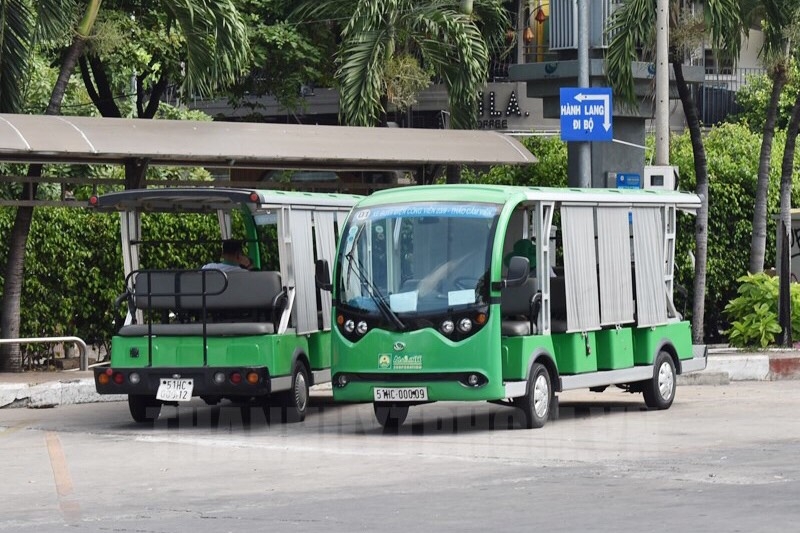 Đề xuất mở xe bus diện nối phà biển Cần Giờ - Vùng Tàu