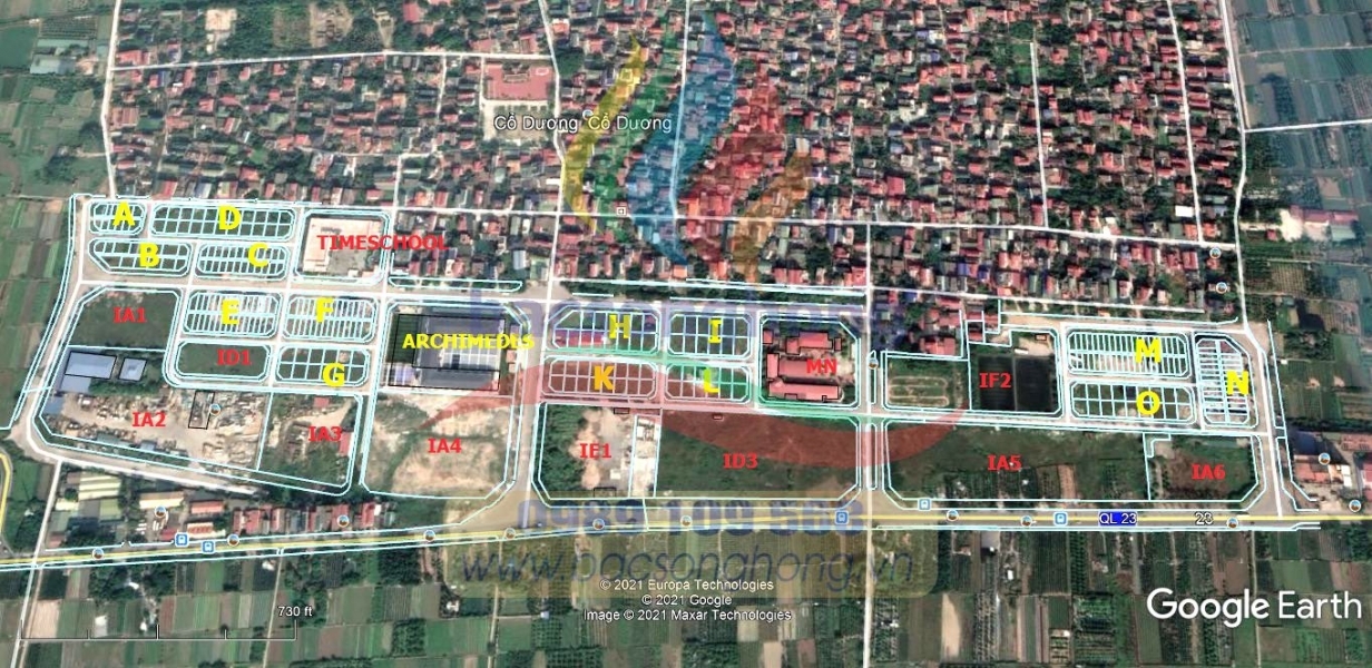 165m khu đô thị cổ dương