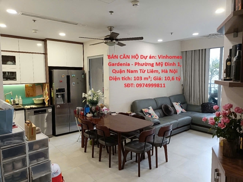- BÁN CĂN HỘ Dự án: Vinhomes Gardenia - Phường Mỹ Đình 1 Quận Nam Từ Liêm Hà Nội