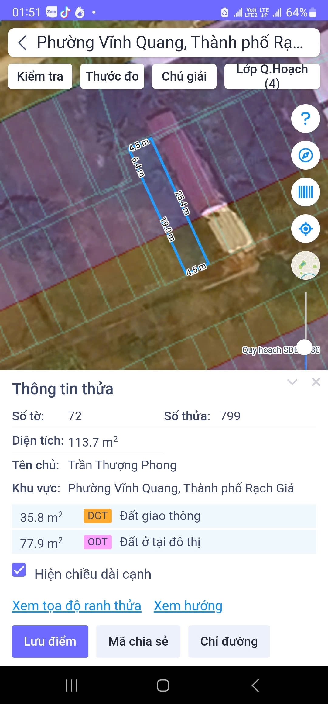 Bán đất khu giáo viên trường Hướng Nghiệp - đường Võ Trường Toản (P Vĩnh Quang cũ P Rạch Giá An