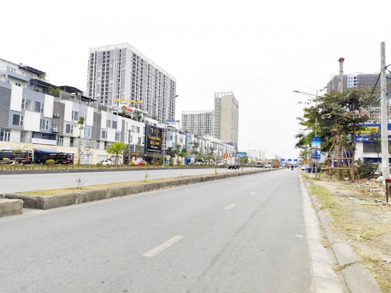 Bán đất mặt đường Bùi Viện - ngã 4 Võ Nguyên Giáp - 242m - ngang 14m - Giá 100 tr/m