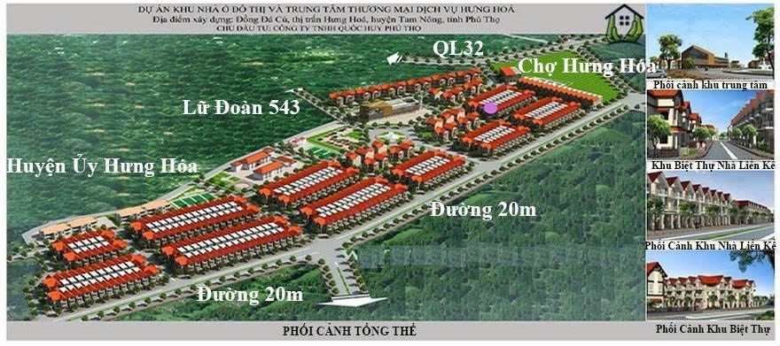 Chính chủ cần bán lô đất dự án Hưng Hoá River City