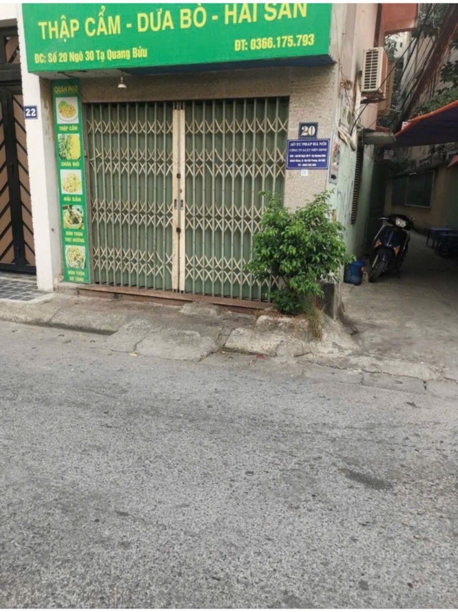 Chính chủ cần cho thuê nhà tầng 1 tại số 20 ngõ 30 Tạ Quang Bửu