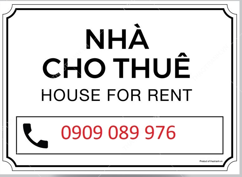 Chính chủ cho thuê nhà riêng 1 trệt 1 lầu và gác lửng tại Nơ Trang Long P.13 Q. Bình Thạnh