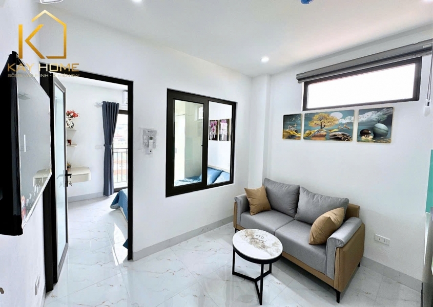 Cho thuê căn 1PN 1PK cực đẹp sạch thoáng tại Ngõ 45 Cự Lộc