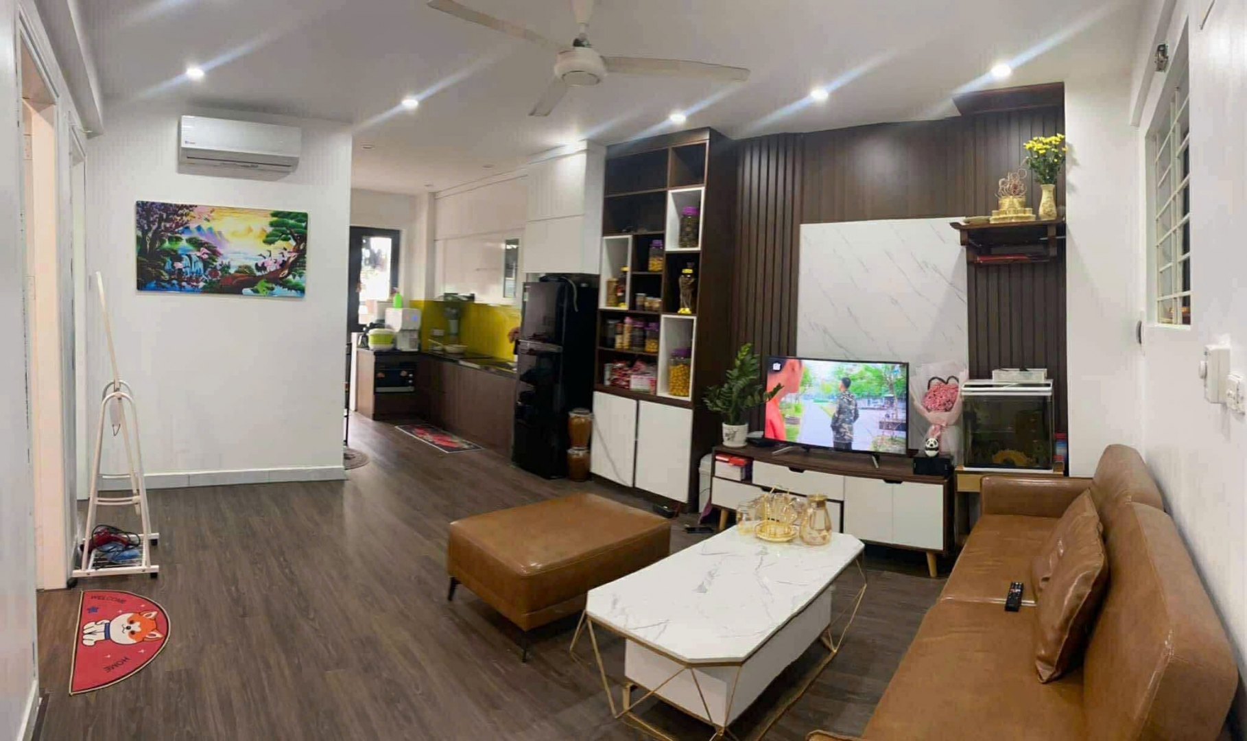 Cho thuê căn hộ chung cư Vĩnh Hoàng 65m2 2 ngủ 9 Triệu Full đồ