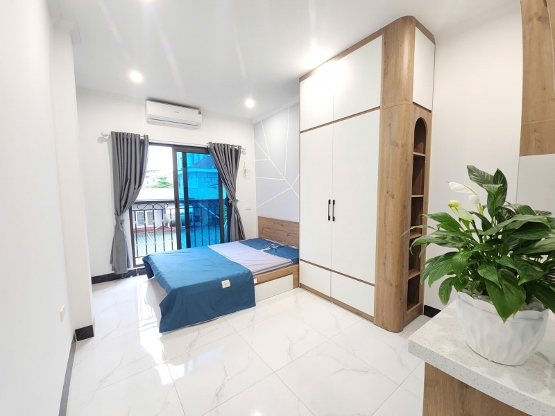 Cho Thuê Ccmn mới Cực đẹp ban công Ngõ 162 Khương Trung Thanh Xuân