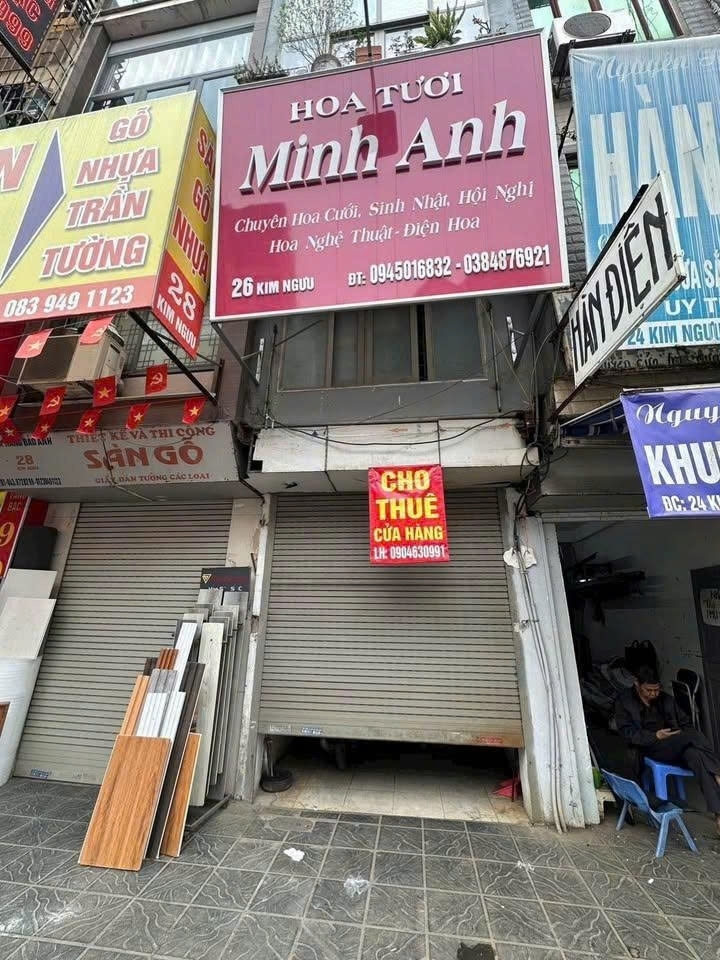 CHO THUÊ MẶT BẰNG KINH DOANH – PHỐ KIM NGƯU QUẬN HAI BÀ TRƯNG