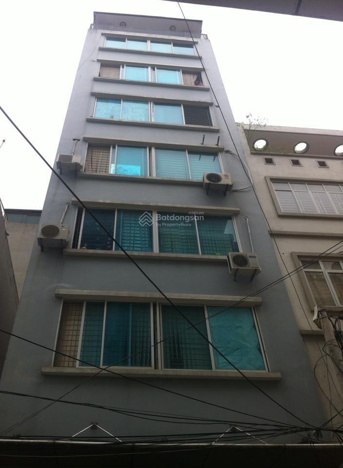 Cho thuê nhà mặt phố Trần Vỹ 80m2 7 tầng thông sàn giá thuê 55 triệu/tháng