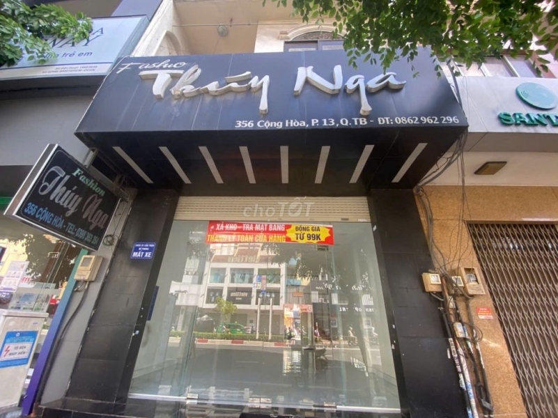 CHO THUÊ NHÀ MẶT TIỀN CỘNG HÒA – QUẬN TÂN BÌNH