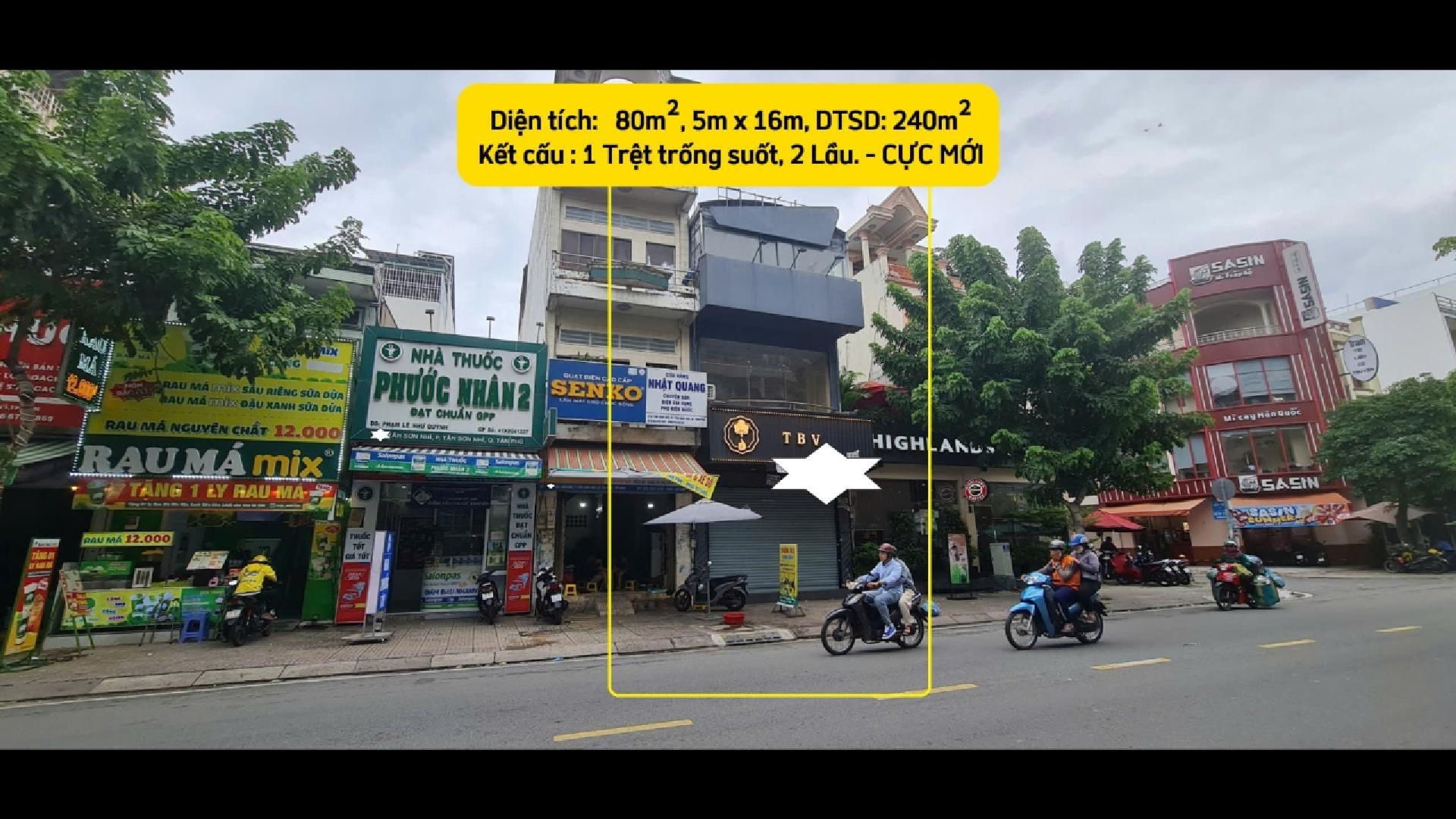 Cho thuê nhà mặt tiền Tân Sơn Nhì 80m² 2 Lầu - 22Triệu-CỰC SẦM UẤT