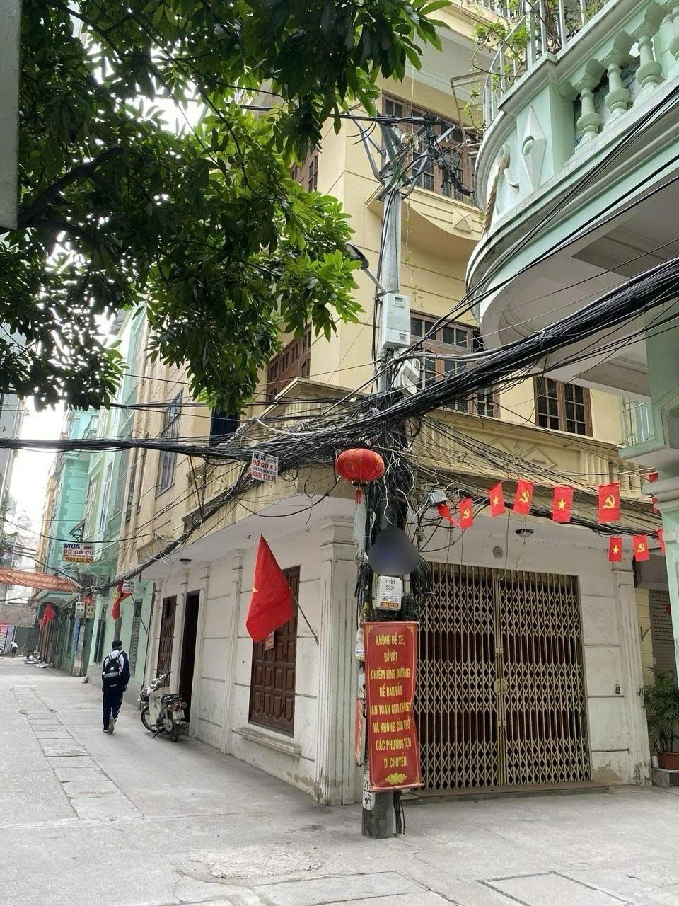 Cho thuê nhà ngõ 147 Tân Mai 60m2 x 4 tầng 4 phòng 15 triệu/tháng