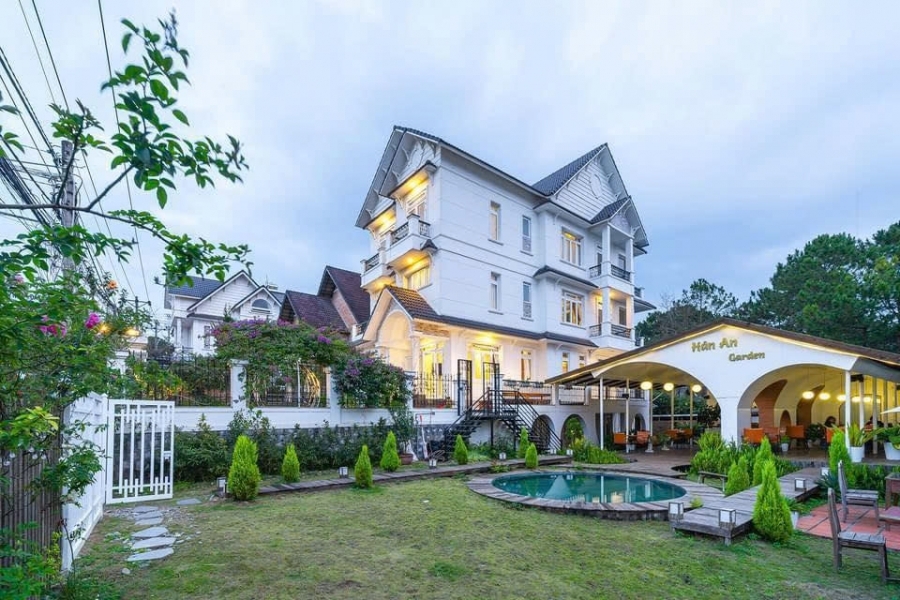 Cho thuê villa sân vườn đường Ngô Tất Tố phường 8 Đà Lạt giá 45 triệu