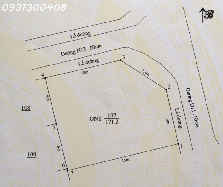 Đất mặt tiền chợ lô góc hiếm có Long Tân City 1712m2 chính chủ cần tiền bán rẻ