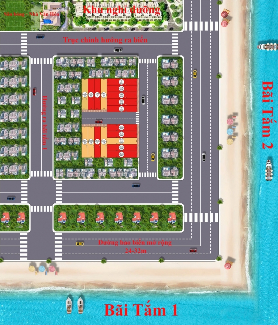 Đất nền Quất Lâm 1.6 tỷ – 100m2 gần biển sổ đỏ riêng dân cư đông – Nguyễn Hùng BĐS - 0989333012