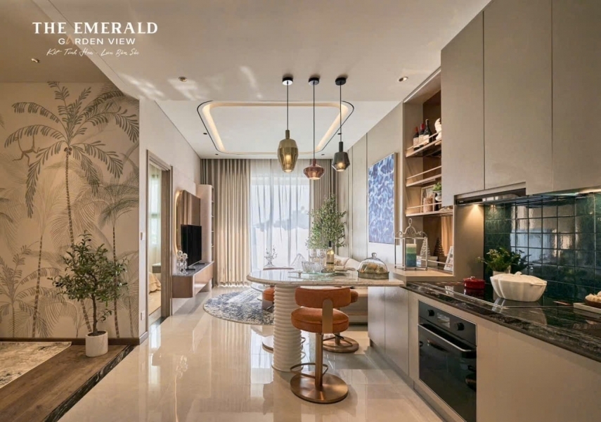 Emerald Graden View chi 35tr/m2 sở hữu ngay căn hộ đẹp vị trí độc tôn tại Thuận An Bình Dương.