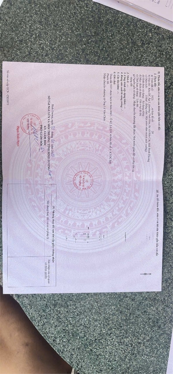 HOT HOT - CẦN BÁN LÔ ĐẤT  5m NE2 VD4 đường lớn TẠI Phường Thới Hòa  thị xã bến cát  Bình Dương