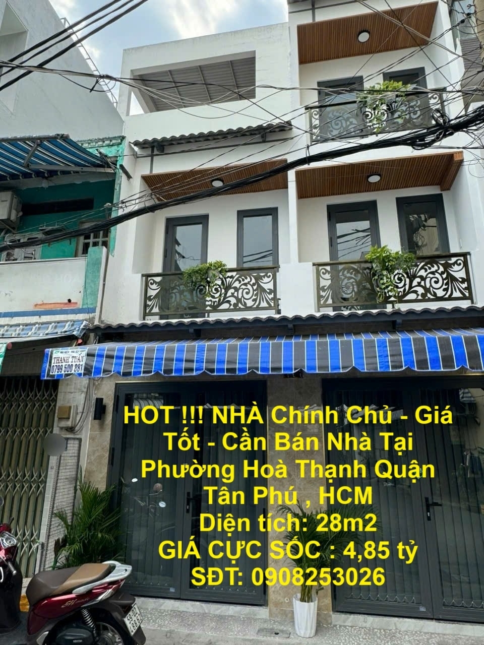 HOT !!! NHÀ Chính Chủ - Giá Tốt - Cần Bán Nhà Tại Phường Hoà Thạnh Quận Tân Phú HCM