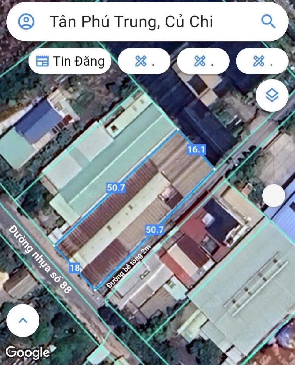 KHO MT ĐƯỜNG 88 – 850M² – GẦN BV XUYÊN Á TÂN PHÚ TRUNG – GIÁ CHỈ 8 TỶ