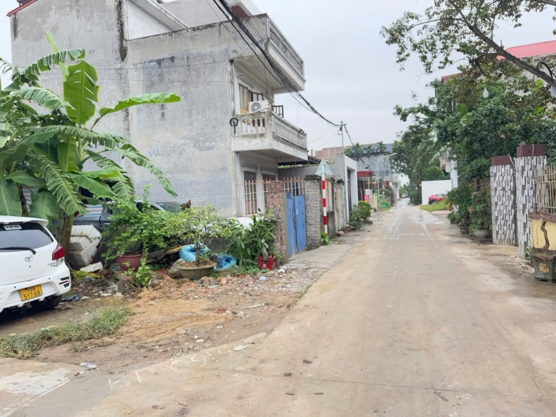 Lô đất đẹp trục ngang Văn Cú -An Đồng -An Dương Hải Phòng - đường thông kinh doanh nhỏ lẻ - dân