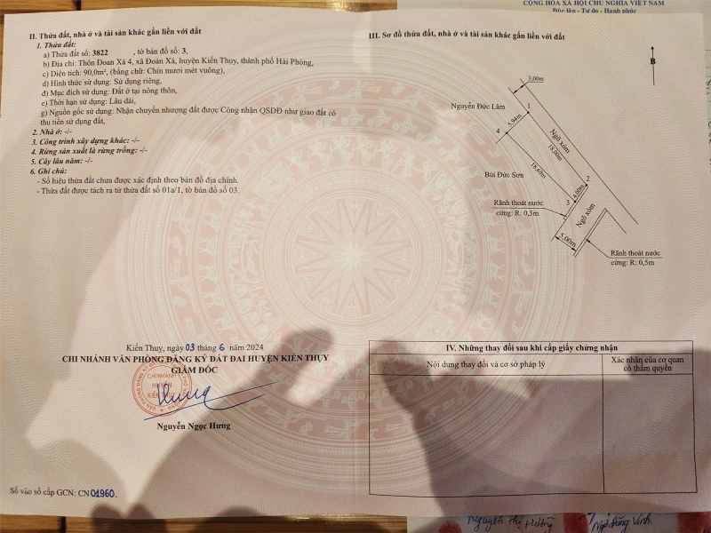 LÔ GÓC 2 MẶT NGÕ ĐẸP – 90M² ĐOÀN XÁ KIẾN THỤY – GIÁ CHỈ 15X TỶ ZALO 0567 222 555