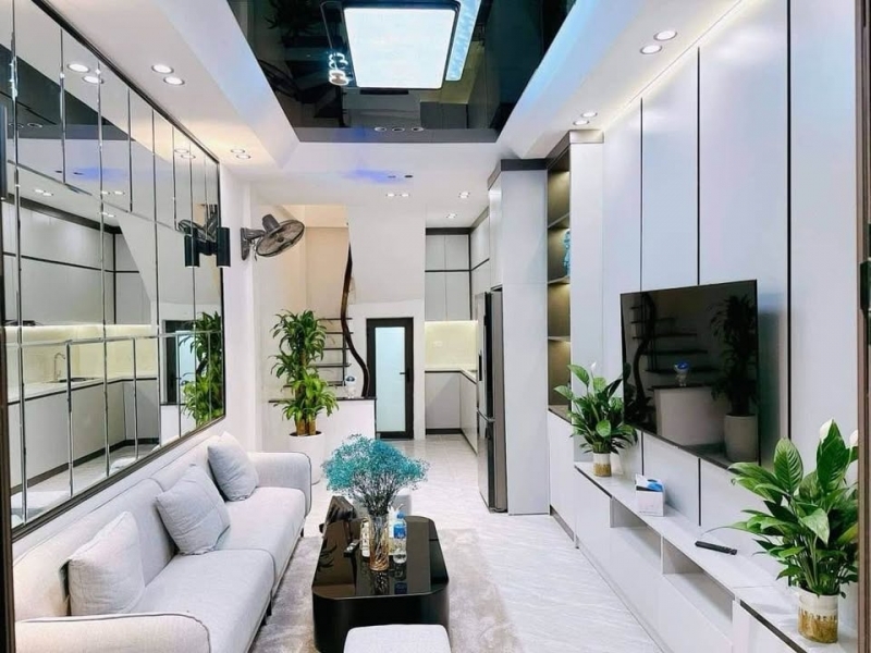 NHÀ MỚI CỰ KHỐI - NGÕ NÔNG - FULL NỘI THẤT - THOÁNG TRƯỚC SAU - 36M 5 TẦNG NHỈNH 5 TỶ