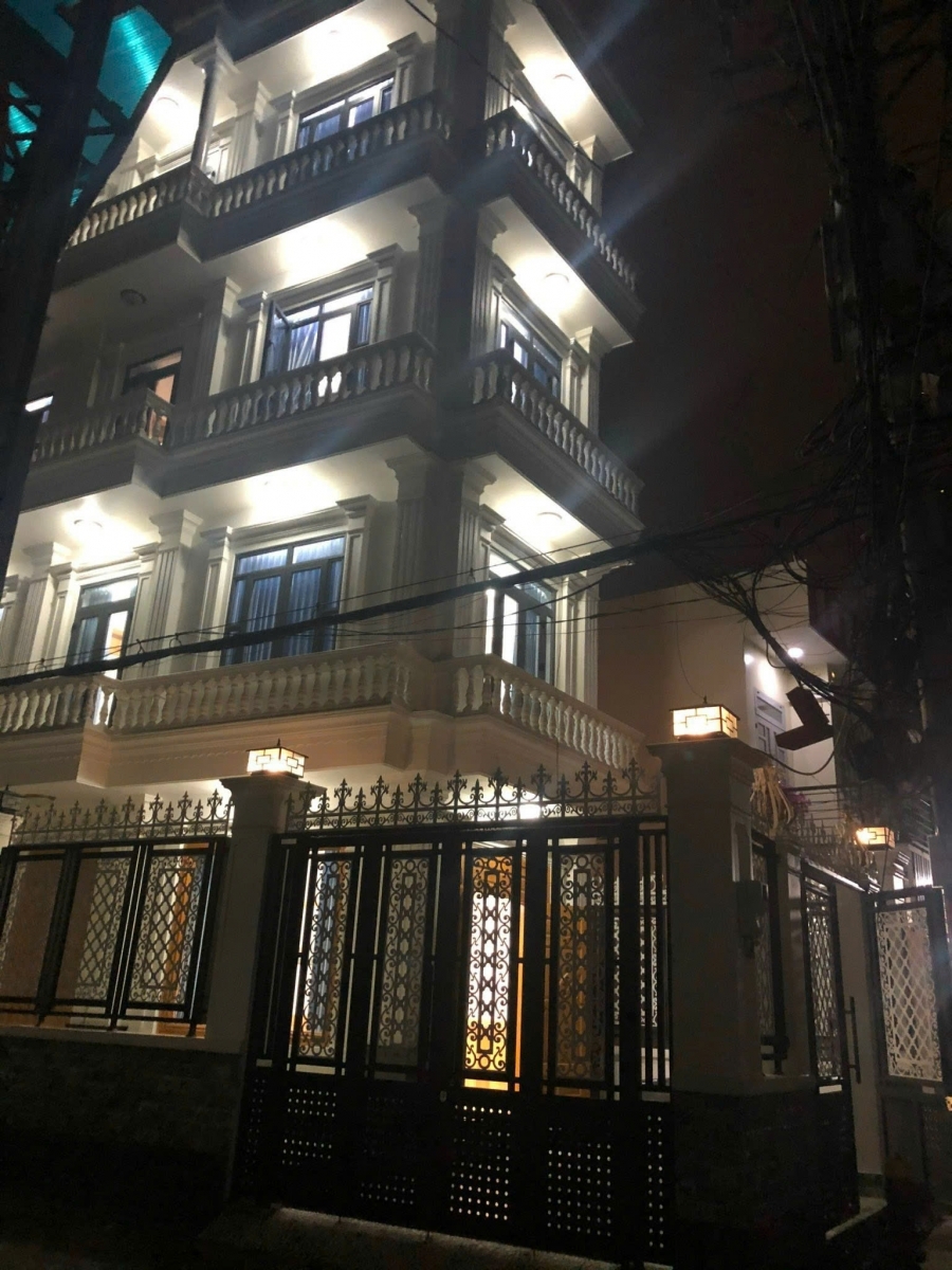 NHÀ PHỐ 5 TẦNG (5.5x14) – LÔ GÓC 2 MẶT TIỀN NHỰA NHÁNH 8M LÂM THỊ HỐ – Q12