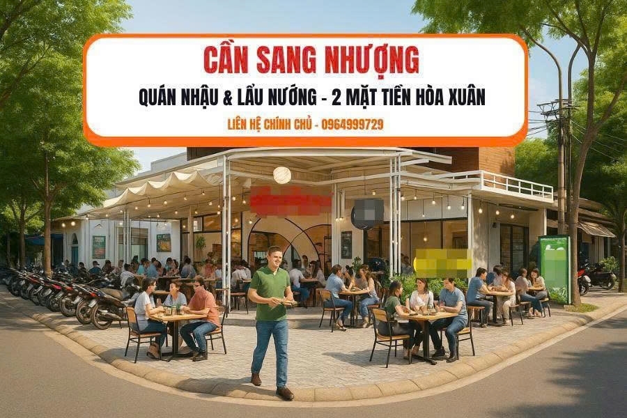 SANG NHƯỢNG GẤP – QUÁN NHẬU LẨU NƯỚNG 2 MẶT TIỀN TRUNG TÂM HÒA XUÂN QUẬN CẨM LỆ ĐÀ NẴNG