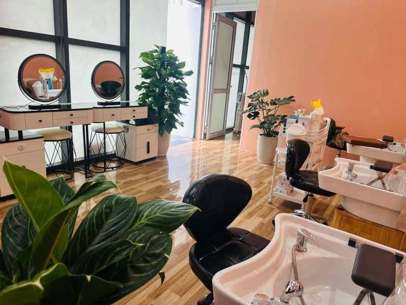 Sang nhượng spa chăm sóc da gội đầu nail mi