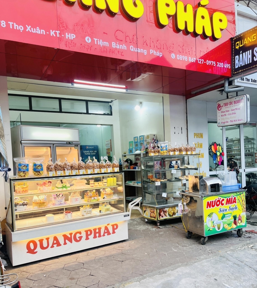 Sang nhượng toàn bộ tiệm bánh tại Hải Phòng