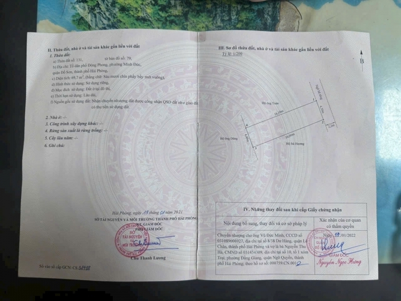 SIÊU PHẨM ĐẤT ĐẸP TUYẾN 2 ĐƯỜNG 403 – MINH ĐỨC ĐỒ SƠN – CHỈ 11X TỶ – ZALO 0567 222 555