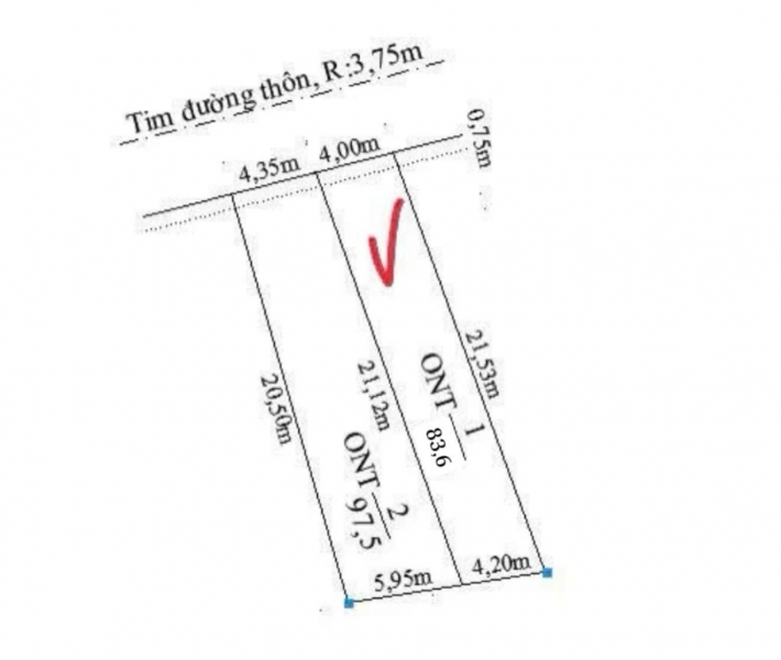 SIÊU PHẨM MẶT ĐƯỜNG XUÂN ĐÔNG – NGŨ PHÚC 83.6M² GIÁ CHỈ HƠN 1.X TỶ – ZALO 0567 222 555