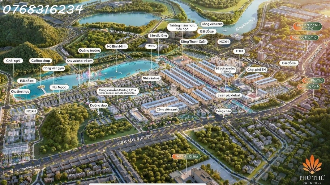 Sở Hữu Ngay Lô Đất Vàng Tại Phú Thứ Park Hill - Giá Chỉ Từ 16 - 20 triệu/m2 Sẵn Sổ Đỏ