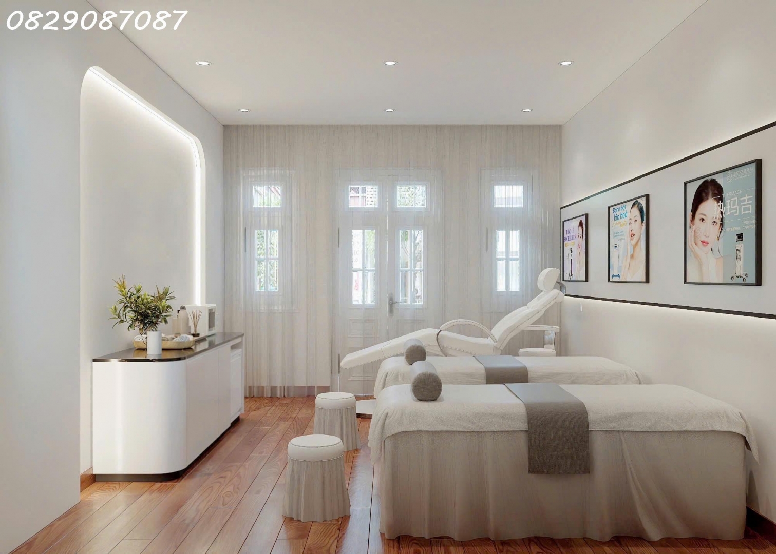 THUÊ MẶT BẰNG + TRANG THIẾT BỊ LÀM SPA TẠI MẶT PHỐ TRẦN QUANG DIỆU ĐỐNG ĐA HÀ NỘI
